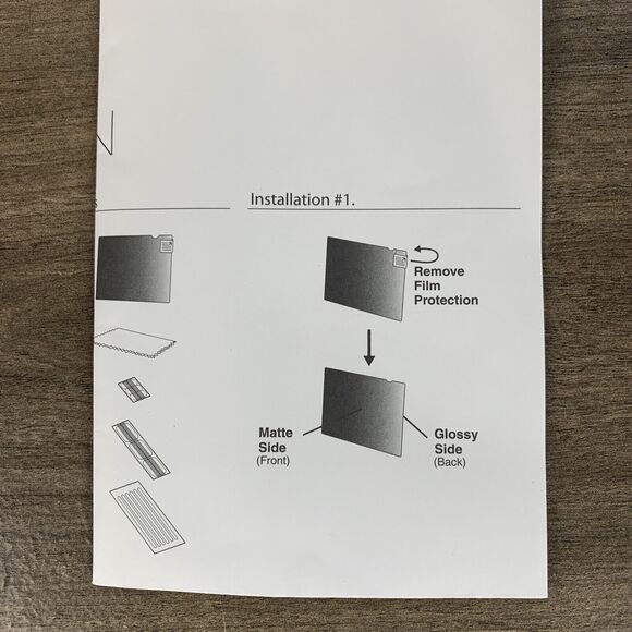 Set of 6 - Pull tabs stretch release adhesive strips for LCD screen with tabs - Picture 5 of 8